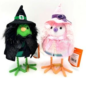 TARGET NWT Glitz & Gloomer Hyde & Eek Boutique Witch Bird Halloween Decor Wicked